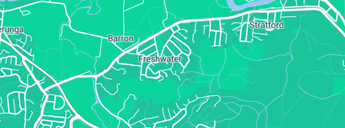 Map showing the location of Mal Stevens Plumbing Pty Ltd in Freshwater, QLD 4870