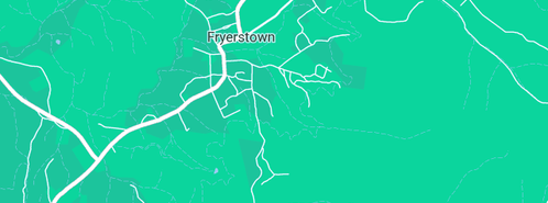 Map showing the location of Ecologic Plumbing in Fryerstown, VIC 3451