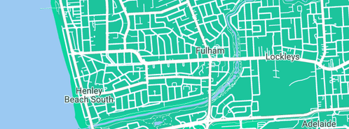 Map showing the location of ABA Plumbing & Gas Fulham in Fulham, SA 5024