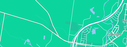 Map showing the location of MD Plumbing & Gasfitting Pty Ltd in Fyansford, VIC 3218