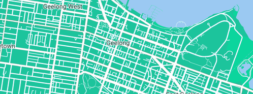 Map showing the location of C.J.Turner Plumbing Contractors in Geelong, VIC 3220