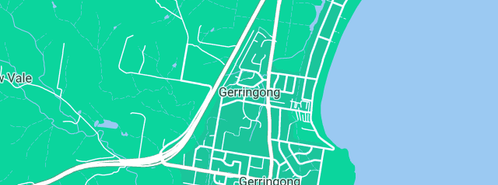 Map showing the location of Noble Kenneth Plumber in Gerringong, NSW 2534