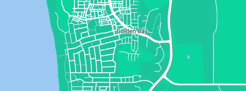 Map showing the location of Marlin Plumbing & Gas in Golden Bay, WA 6174