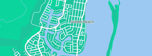 Map showing the location of 1300Pipecam in Golden Beach, QLD 4551