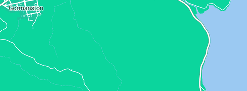 Map showing the location of AD PLUMBING & GASFITTING in Gormanston, TAS 7466