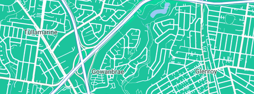 Map showing the location of Biztec Plumbing in Gowanbrae, VIC 3043