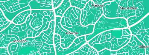 Map showing the location of MSJ Plumbing in Gowrie, ACT 2904