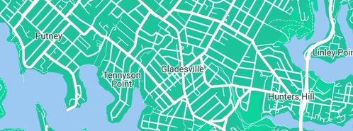 Map showing the location of Prefer To Be Fishing Enterprises in Gladesville, NSW 2111