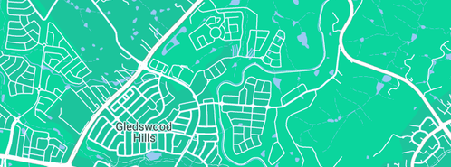 Map showing the location of PAC Plumbing & Drainage Pty Ltd in Gledswood Hills, NSW 2557