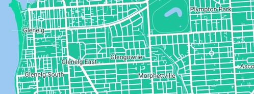 Map showing the location of The Plumb King in Glengowrie, SA 5044