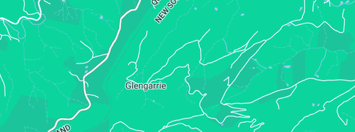 Map showing the location of The Drain Plumbers in Glengarrie, NSW 2486