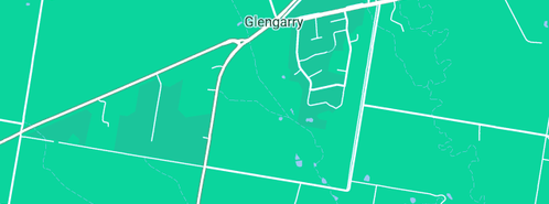 Map showing the location of Glengarry Contractors in Glengarry, VIC 3854