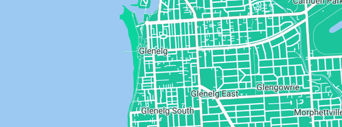 Map showing the location of Glenelg Plumbing Services Pty Ltd in Glenelg, SA 5045