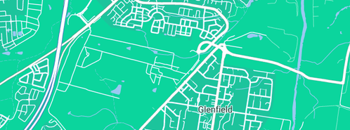 Map showing the location of Brimar Plumbing Pty Ltd in Glenfield, NSW 2167