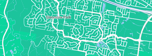 Map showing the location of reflexplumbingservices in Glenmore Park, NSW 2745