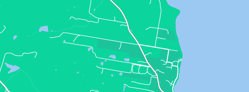 Map showing the location of Swell Gasfitting in Gravelly Beach, TAS 7276