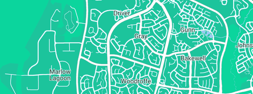 Map showing the location of Diamantina Plumbing in Gray, NT 830