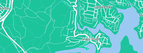 Map showing the location of Shire Heating Solutions in Grays Point, NSW 2232