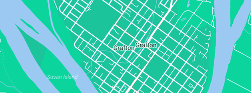 Map showing the location of Baker in Grafton, NSW 2460