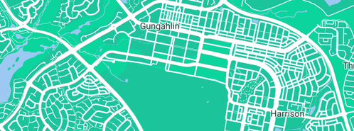 Map showing the location of P & G Plumbing Pty Ltd in Gungahlin, ACT 2912