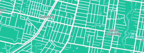 Map showing the location of Top Sydney Plumbers in Guildford, NSW 2161