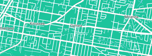 Map showing the location of Cronulla Caringbah Plumbing in Gymea, NSW 2227