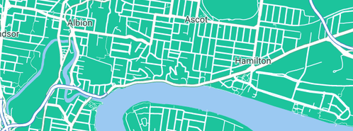 Map showing the location of Central Plumbing Services Pty Ltd in Hamilton, QLD 4007