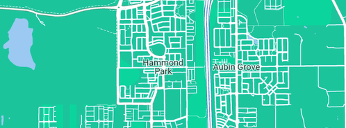 Map showing the location of Westbest Plumbing and Gas in Hammond Park, WA 6164