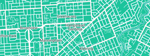 Map showing the location of John Burford Plumbing in Hampstead Gardens, SA 5086