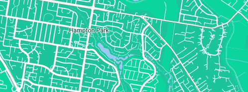 Map showing the location of Blake Carroll Plumbing Pty Ltd in Hampton Park, VIC 3976