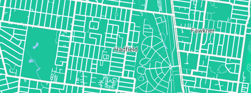 Map showing the location of Black Iron Plumbing Melbourne in Hadfield, VIC 3046