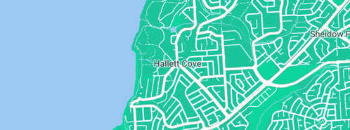 Map showing the location of Dobbies Plumbing & Building in Hallett Cove, SA 5158