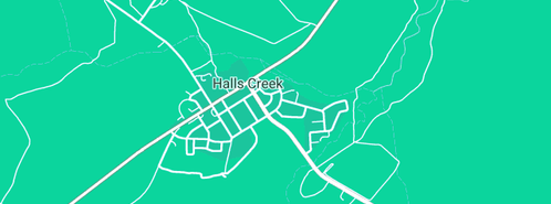 Map showing the location of Tony's Plumbing & Excavation Pty Ltd in Halls Creek, WA 6770