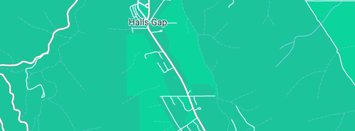 Map showing the location of Delahunty Plumbing & Gasfitting in Halls Gap, VIC 3381