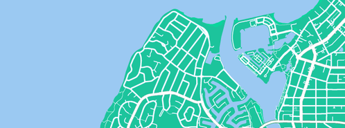 Map showing the location of Drainage & Plumbing West in Halls Head, WA 6210