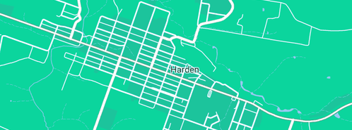 Map showing the location of Terry Ricketts Hardware in Harden, NSW 2587