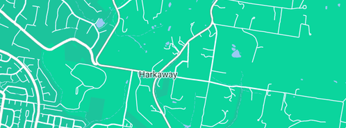 Map showing the location of Beasley & Marshallsea Plumbing Contractors in Harkaway, VIC 3806