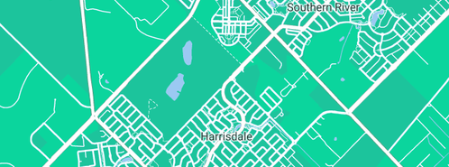 Map showing the location of Quokka Plumbing & Gas in Harrisdale, WA 6112