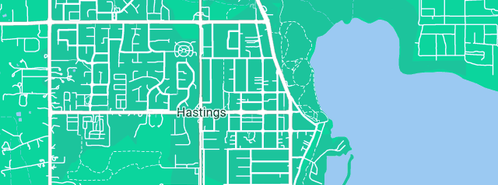 Map showing the location of Liquid Plumbing & Gas in Hastings, VIC 3915