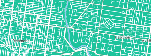 Map showing the location of Zebra Plumbing Melbourne in Hawthorn West, VIC 3122