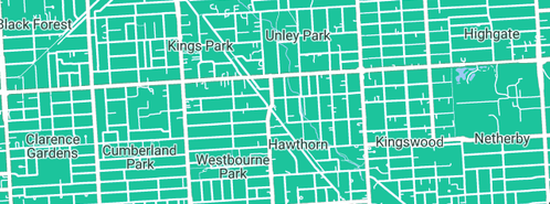 Map showing the location of Mayfair Plumbing and Gasfitting in Hawthorn, SA 5062