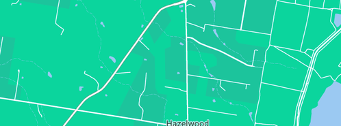 Map showing the location of Senrab Group in Hazelwood North, VIC 3840