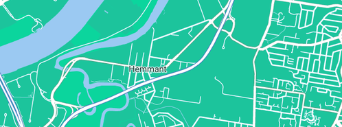 Map showing the location of Bloc Building Services Pty Ltd in Hemmant, QLD 4174