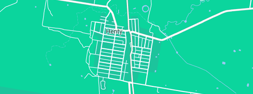 Map showing the location of SPT Plumbing in Henty, NSW 2658