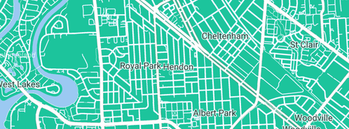 Map showing the location of Get Gas in Hendon, SA 5014