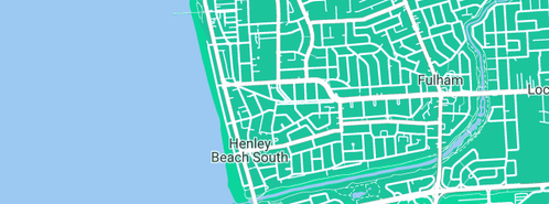 Map showing the location of M & M Plumbing in Henley Beach South, SA 5022