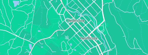 Map showing the location of Lonergan Plumbing in Heathcote, VIC 3523