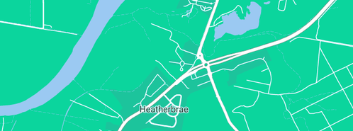 Map showing the location of Thermaline Mechanical Services in Heatherbrae, NSW 2324