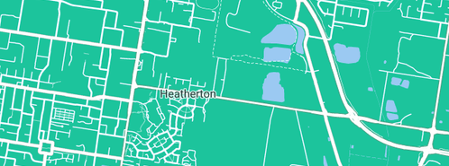 Map showing the location of Falk B W in Heatherton, VIC 3202