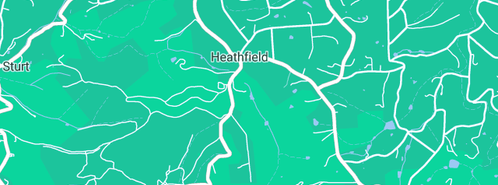 Map showing the location of Hanka in Heathfield, SA 5153